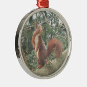 Cute Standing Squirrel Metal Ornament メタルオーナメント (右)