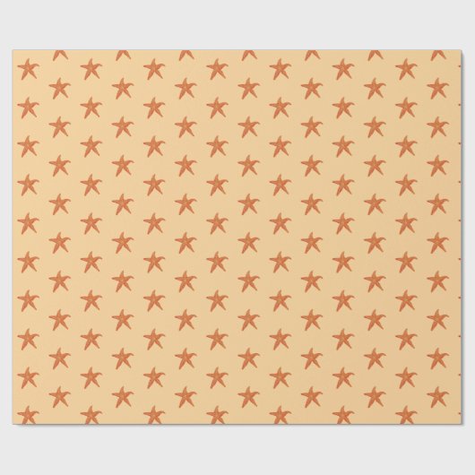  Cute starfish  ラッピングペーパー (フラット)