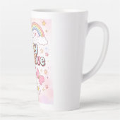 Cute Stay Positive Latte Mug |  カフェラテマグ (右)