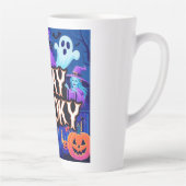 Cute stay spooky halloween カフェラテマグ (右)