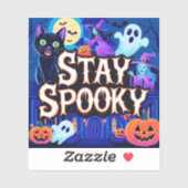 Cute stay spooky halloween シール (シート)