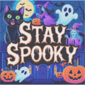 Cute stay spooky halloween シール (正面)