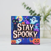 Cute stay spooky halloween 招待状 (スタンド正面)
