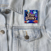 Cute stay spooky halloween 缶バッジ (インサイチュ)