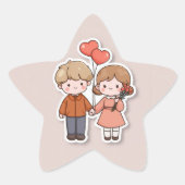 Cute Sticker  星シール (正面)