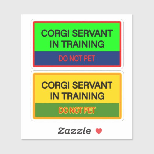 Cute  stickers for Corgi servant シール (シート)