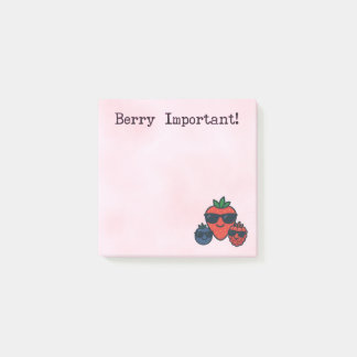 Cute Sticky Notes | Berry Important Post-Its ポストイット