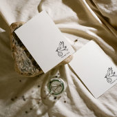 Cute Stork Baby Shower Thank You ラバースタンプ