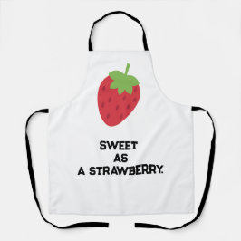 Cute Strawberry Apron | Fruit-Themed Kitchen Apron エプロン