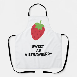 Cute Strawberry Apron | Fruit-Themed Kitchen Apron エプロン