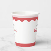 Cute Strawberry Baby Shower 紙コップ (左)