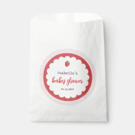 Cute Strawberry Baby Shower Favor フェイバーバッグ