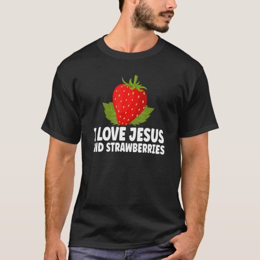 Cute Strawberry  Fruit  Strawberries for Kids Tシャツ (正面)