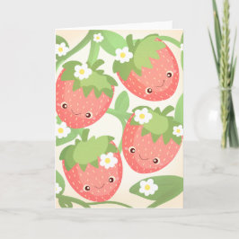 Cute Strawberry Garden  カード