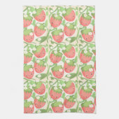 Cute Strawberry Garden  キッチンタオル (縦)