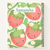 Cute Strawberry Garden  ノートブック (裏面)