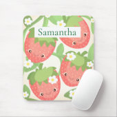 Cute Strawberry Garden  マウスパッド (マウス)