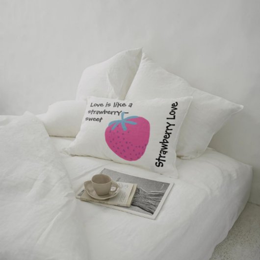 Cute Strawberry Love – Valentine’s Day  アクセントクッション