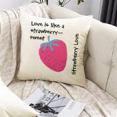Cute Strawberry Love – Valentine’s Day  クッション