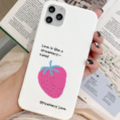 Cute Strawberry Love – Valentine’s Day  iPhoneケース