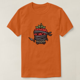 Cute Strawberry Ninja Assassin Japanese Pop Art Tシャツ
