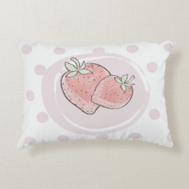 Cute Strawberry  Pillow アクセントクッション