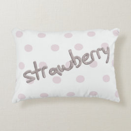Cute Strawberry Pillow アクセントクッション