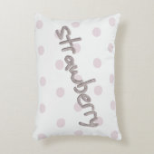 Cute Strawberry Pillow アクセントクッション (正面(垂直))