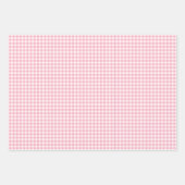 Cute Strawberry Pink Girls Birthday ラッピングペーパーシート (正面2)