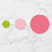 Cute Strawberry Pink Girls Birthday Table Confetti コンフェッティ (正面)