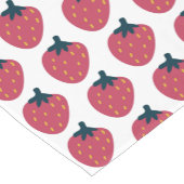 Cute Strawberry Repeat Pattern ショートテーブルランナー (コーナー)