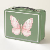 Cute Strawberry with Bow メタルランチボックス (裏面)