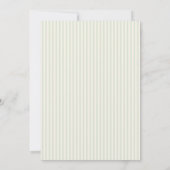 Cute Stripes Scallops Border Grad Announcement 招待状 (裏面)