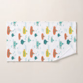 Cute Submarine Nautical Deep Sea Fish Kids バスタオルセット (ハンドタオル)