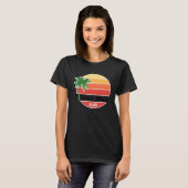 Cute Summer Beach Vacation Tees  Florida Miami Bea Tシャツ (正面フル)