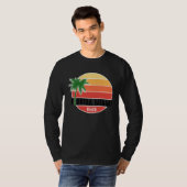 Cute Summer Beach Vacation Tees Florida Miami Bea Tシャツ (正面フル)