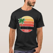 Cute Summer Beach Vacation Tees  Florida Miami Bea Tシャツ (正面)