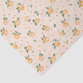 Cute Summer Citrus Oranges Fruit Pattern 薄葉紙 (詳細)
