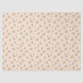 Cute Summer Citrus Oranges Fruit Pattern 薄葉紙 (正面)