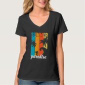 Cute Summer  Summer Paradise Summer Tシャツ (正面)