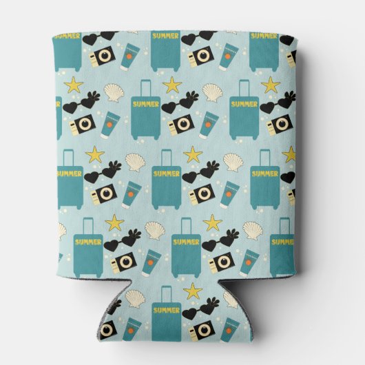 Cute Summer Vacation Elements 缶クーラー (裏面)