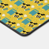 Cute Summer Vacation Elements Desk Mat デスクマット (コーナー)