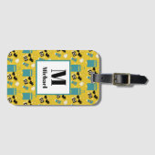 Cute Summer Vacation Elements Luggage Tag ラゲッジタグ (正面横)