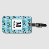 Cute Summer Vacation Elements Luggage Tag ラゲッジタグ (正面横)