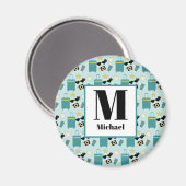 Cute Summer Vacation Elements Magnet マグネット (正面/裏面)