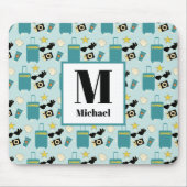 Cute Summer Vacation Elements Mousepad マウスパッド (正面)