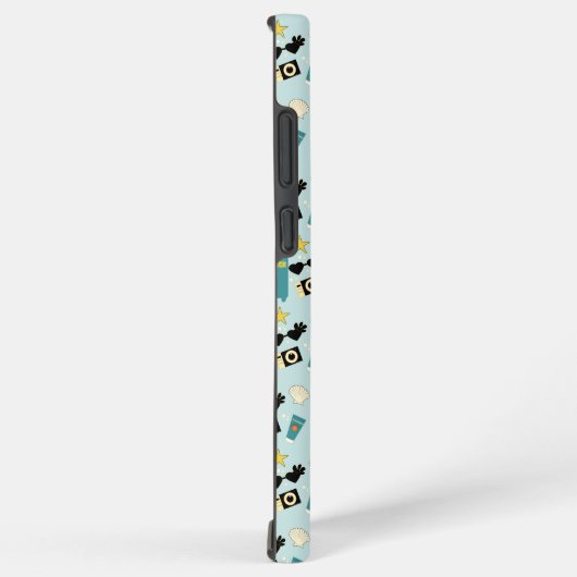 Cute Summer Vacation Elements Samsung Galaxyケース (右側面)