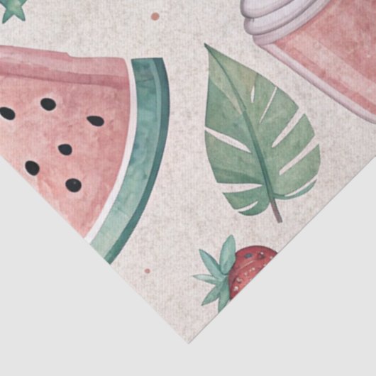 Cute Summery Tissue Paper 薄葉紙 (詳細)