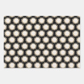 Cute Sun background ラッピングペーパーシート (正面3)