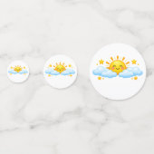 Cute Sun Cloud Table Scatter Party Decor コンフェッティ (正面)